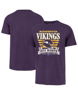 Men's Purple Minnesota Vikings Stripe Splash Franklin T-Shirt