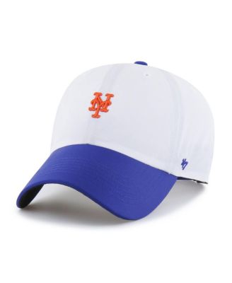 Men's White/Royal New York Mets Vista Mini Clean Up Brrr Adjustable Hat