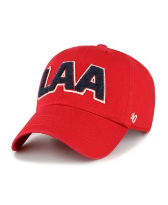 Women's Red Los Angeles Angels Zoey Clean Up Adjustable Hat