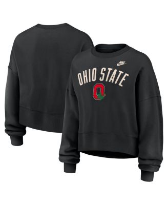 Women's Black Ohio State Buckeyes Legacy Fleece Sweatshirt