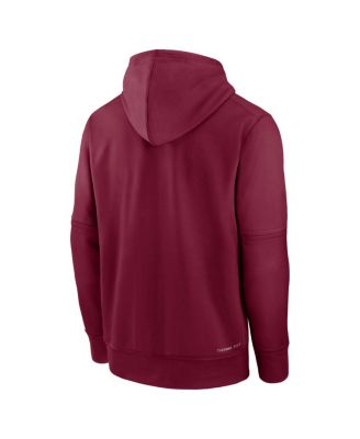 Men's Burgundy Philadelphia Phillies Authentic Collection Therma-FIT Hoodie