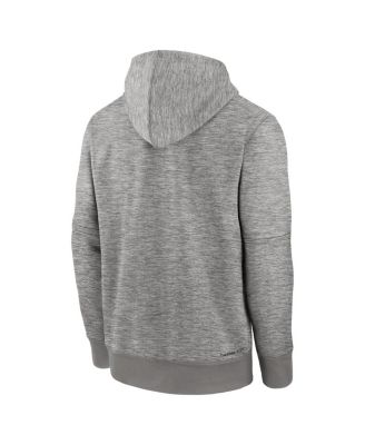 Men's Heather Charcoal Baltimore Orioles Authentic Collection Therma-FIT Hoodie