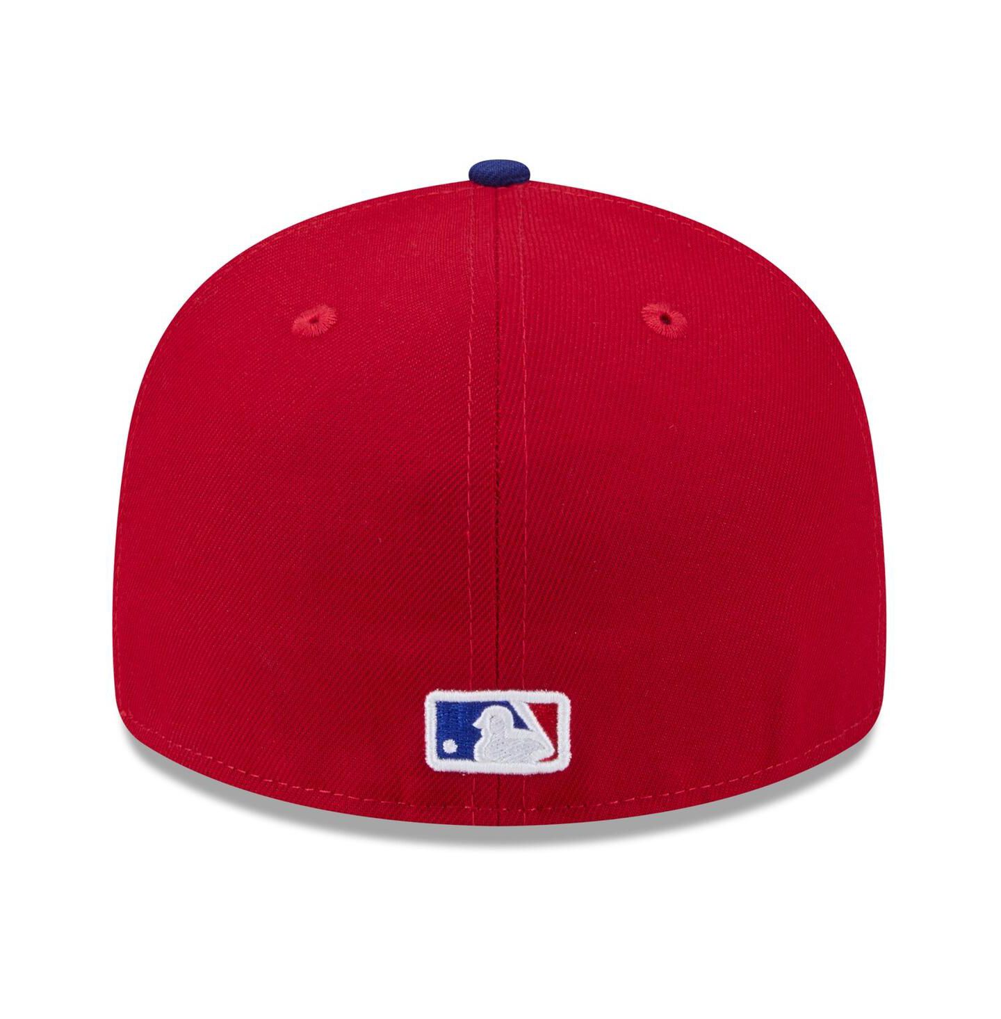 Мужская кепка Nike New Era Red/Royal Texas Rangers 2026 Spring Training 59FIFTY Fitted Hat — фото 4