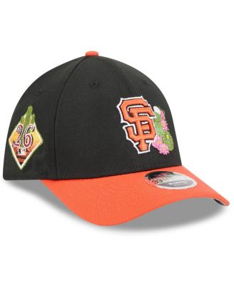 Men's Black/Orange San Francisco Giants 2026 Spring Training M-Crown 39THIRTY Flex Hat