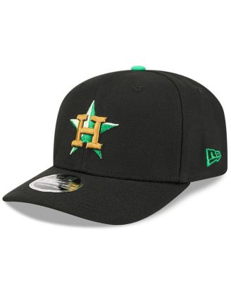 Men's Black Houston Astros 2026 St. Patrick's Day 9SEVENTY Adjustable Hat