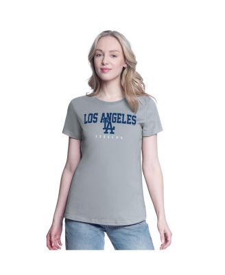 Women's Royal/Heather Gray Los Angeles Dodgers Two T-Shirt Combo Pack