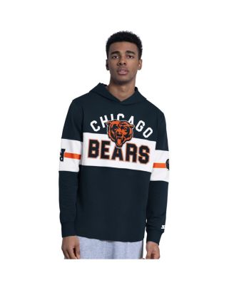 Men's Navy Chicago Bears Fullback Jersey Hoodie