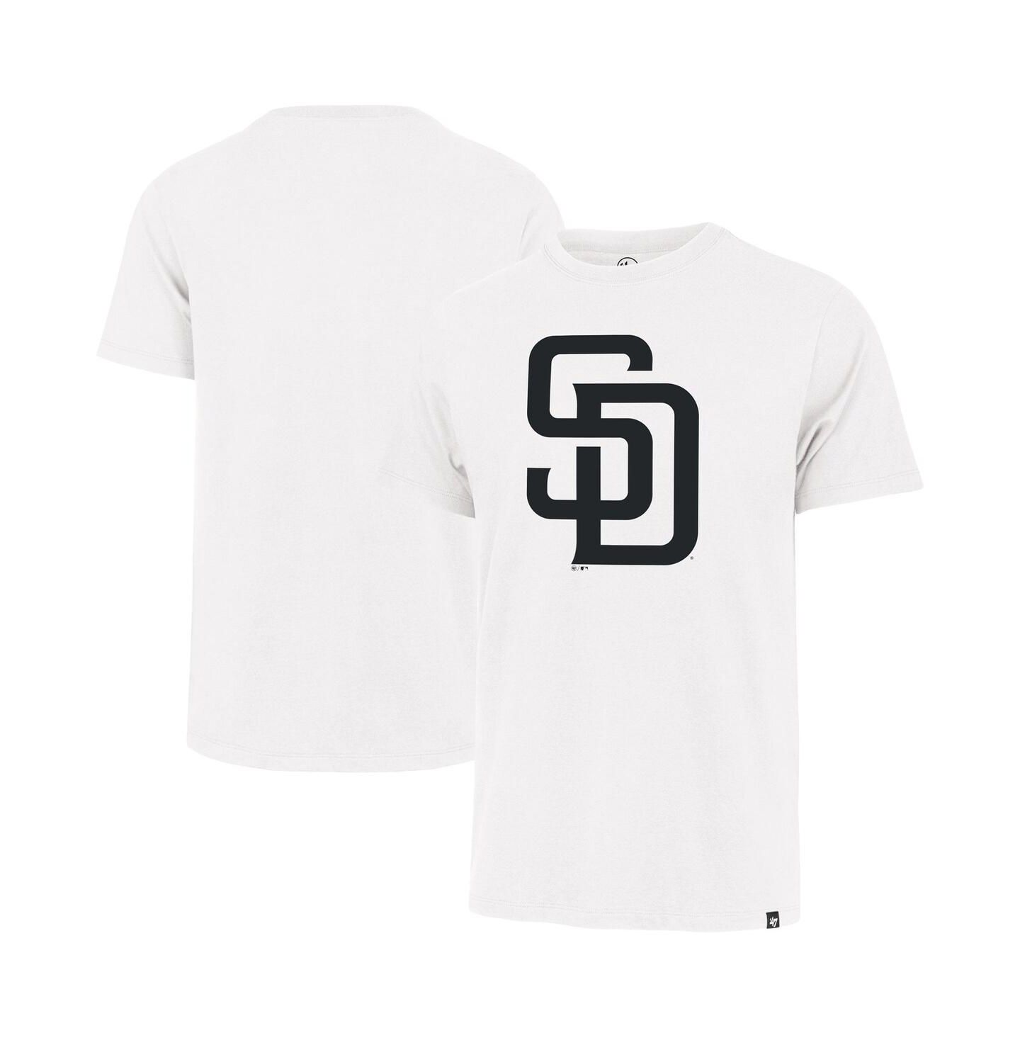 Мужская футболка '47 Brand White San Diego Padres Imprint Franklin — фото 1
