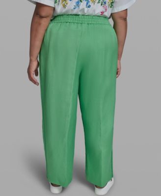 Plus Size Mid-Rise Pull-On Pants