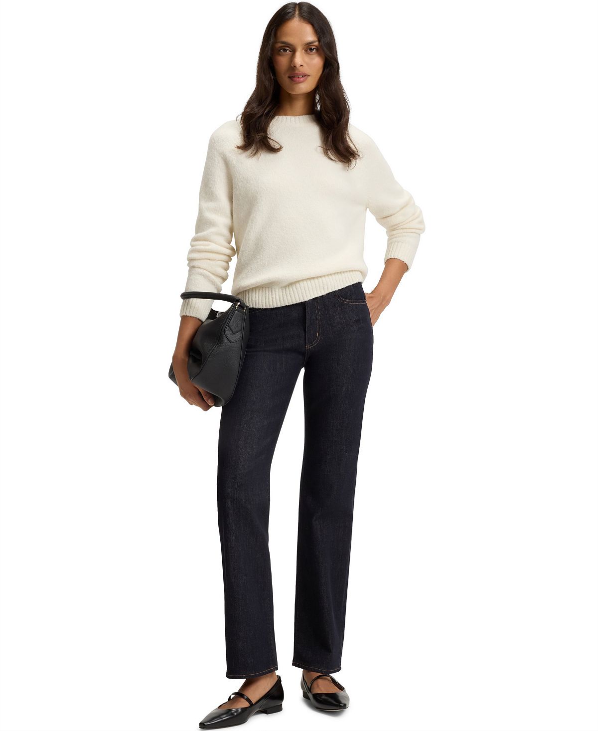 BOSS by Hugo Boss Women's Stay Indigo Stretch Denim Slim-Fit Jeans view 4 — MAYCSS fashion products