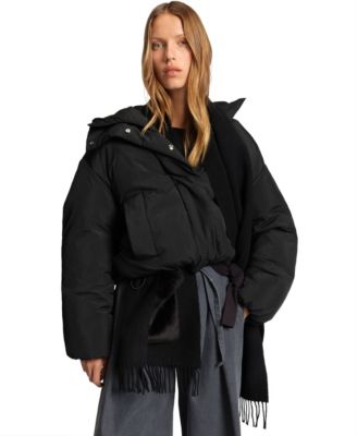 BOSS by Women's Crinkle Fabric Regular-Fit Jacket