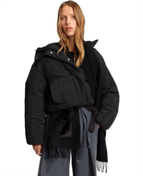 Женские куртки Hugo Boss BOSS by Women's Crinkle Fabric Regular-Fit Jacket