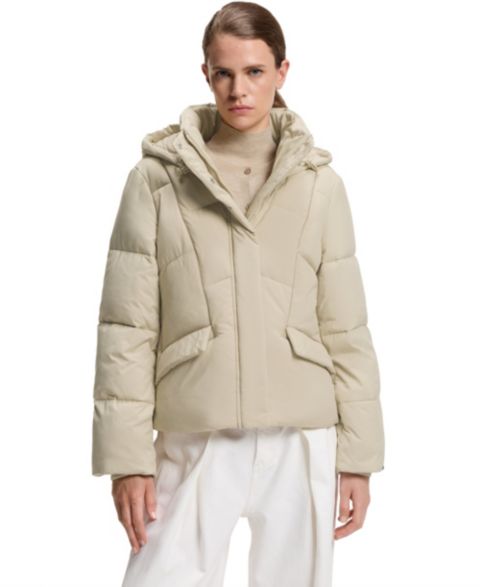 Женские куртки Hugo Boss BOSS by Women's Hooded Piped Detail Padded Jacket