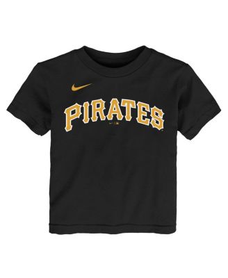 Baby Boys and Girls Paul Skenes Black Pittsburgh Pirates Name & Number T-Shirt