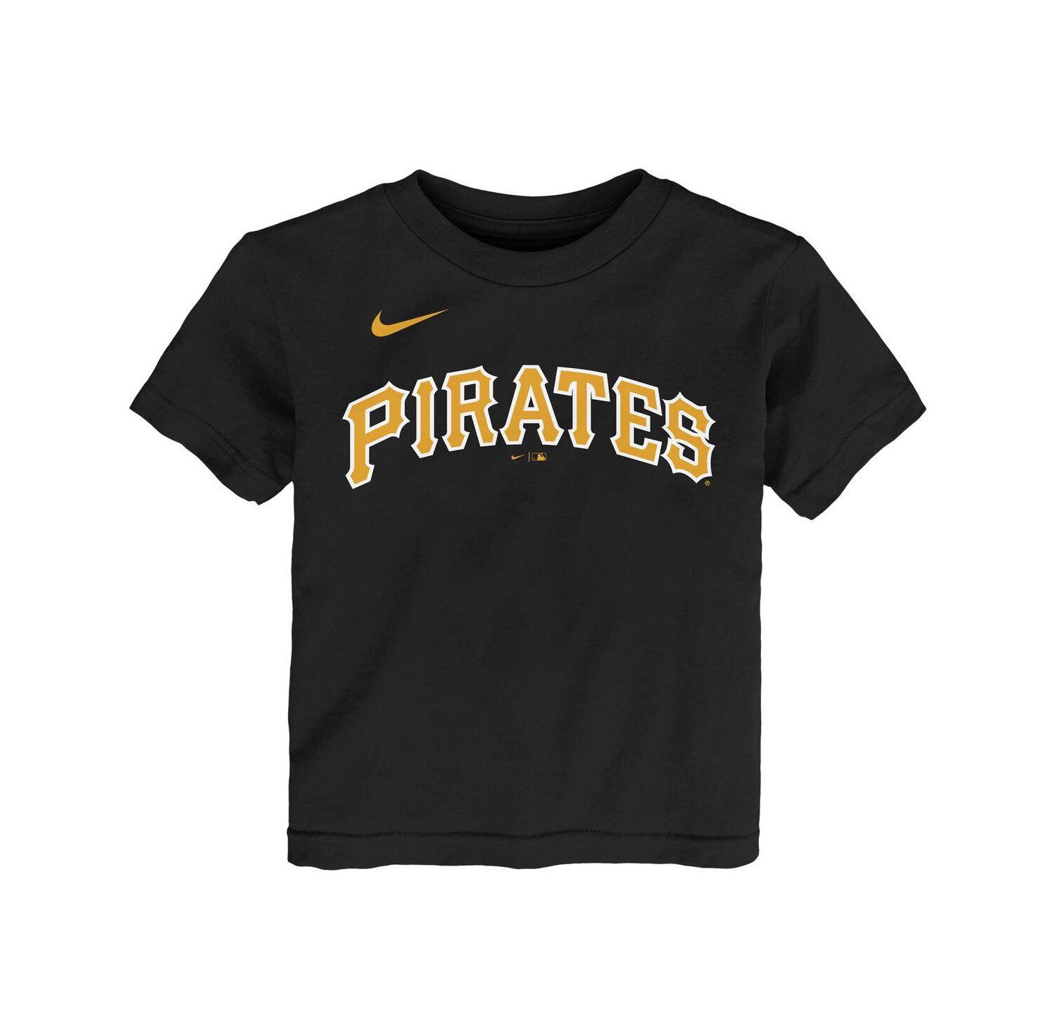 Baby Boys and Girls Paul Skenes Black Pittsburgh Pirates Name & Number T-Shirt