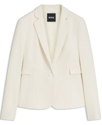 BOSS by Women's Angled Darts Slim-Fit Blazer