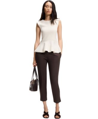 BOSS by Women's Stretch Jersey Slim-Fit Pants