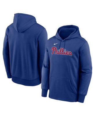 Men's Royal Philadelphia Phillies Primary Wordmark Therma Hoodie