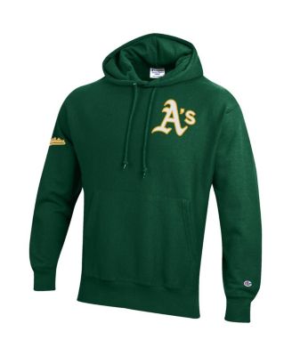 Men's Green Athletics Reverse Weave Chenille Hoodie