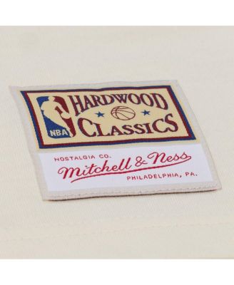 Men's Cream Minnesota Timberwolves Hardwood Classics Chainstitch Premium T-Shirt