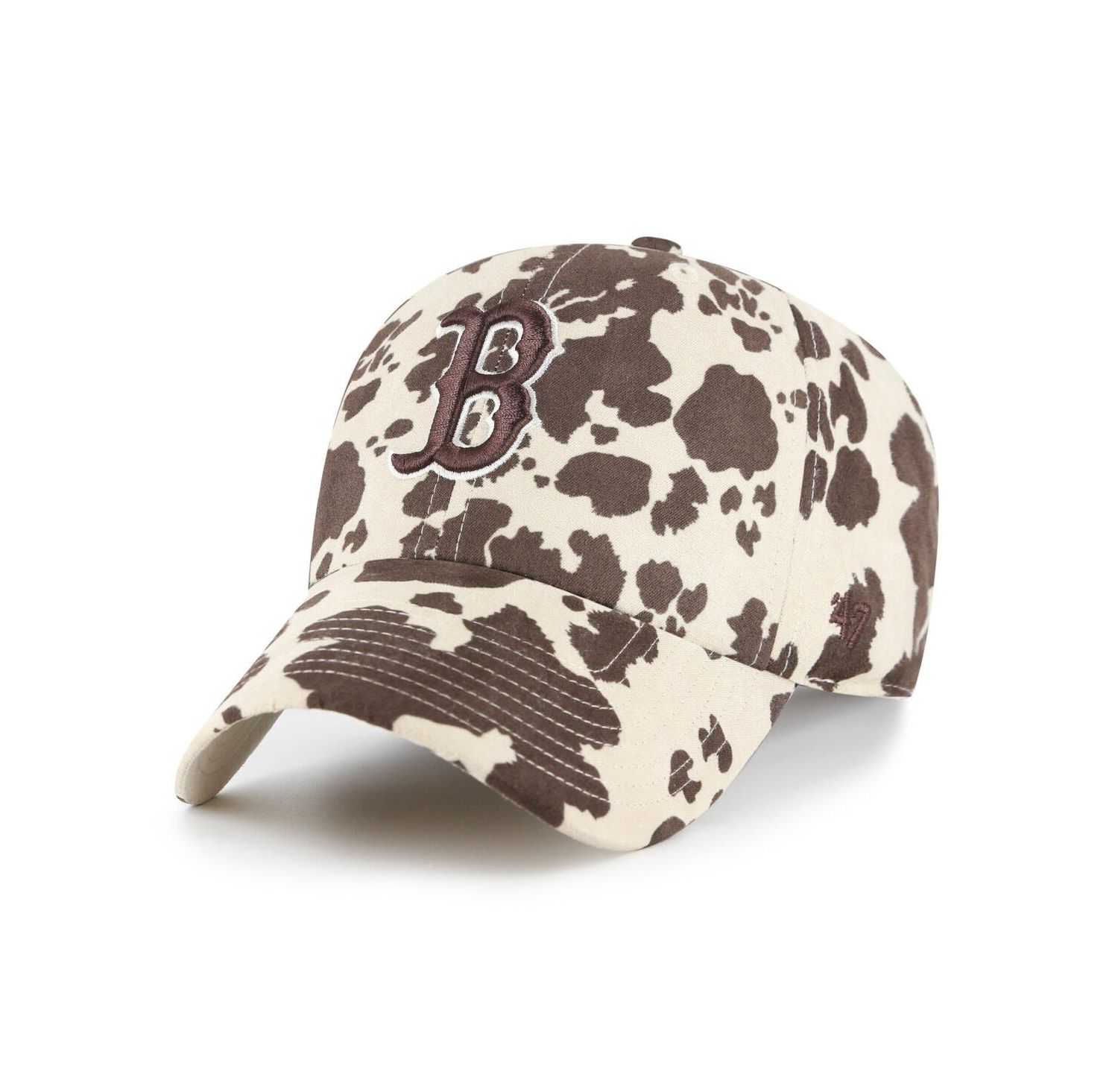 Women's Natural Boston Red Sox Bessie Clean Up Adjustable Hat