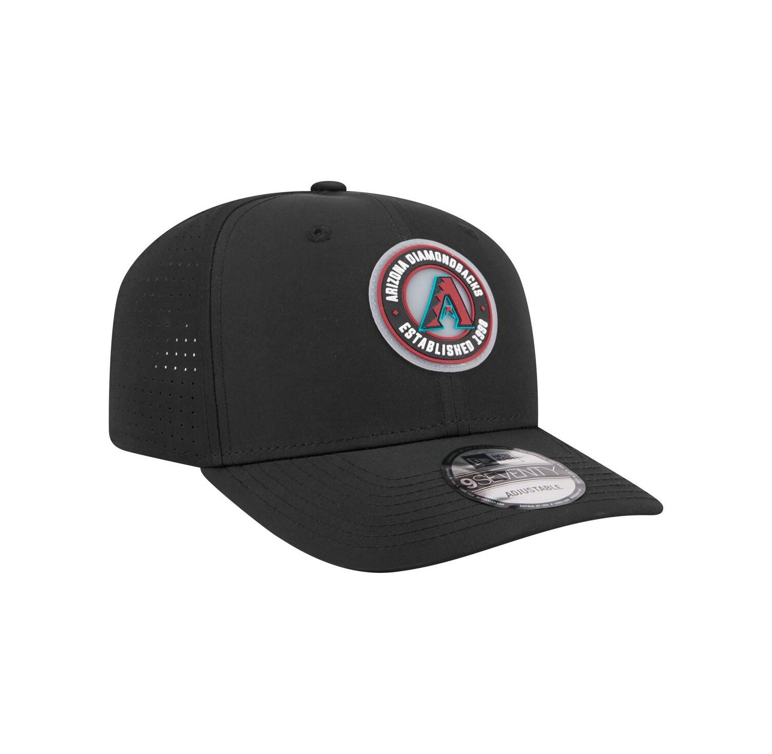 Men's Black Arizona Diamondbacks Circle 9SEVENTY Adjustable Hat