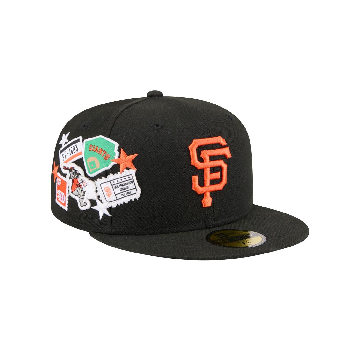 Men's Black San Francisco Giants City Patch 59FIFTY Fitted Hat