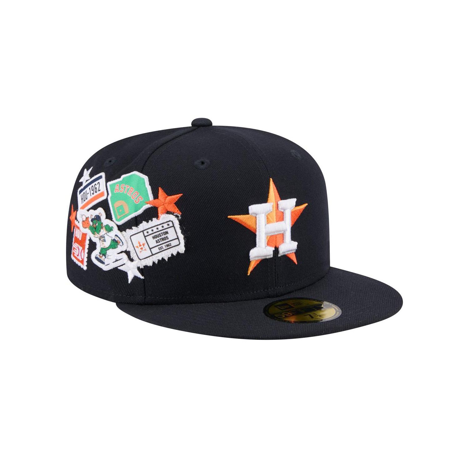Men's Navy Houston Astros City Patch 59FIFTY Fitted Hat