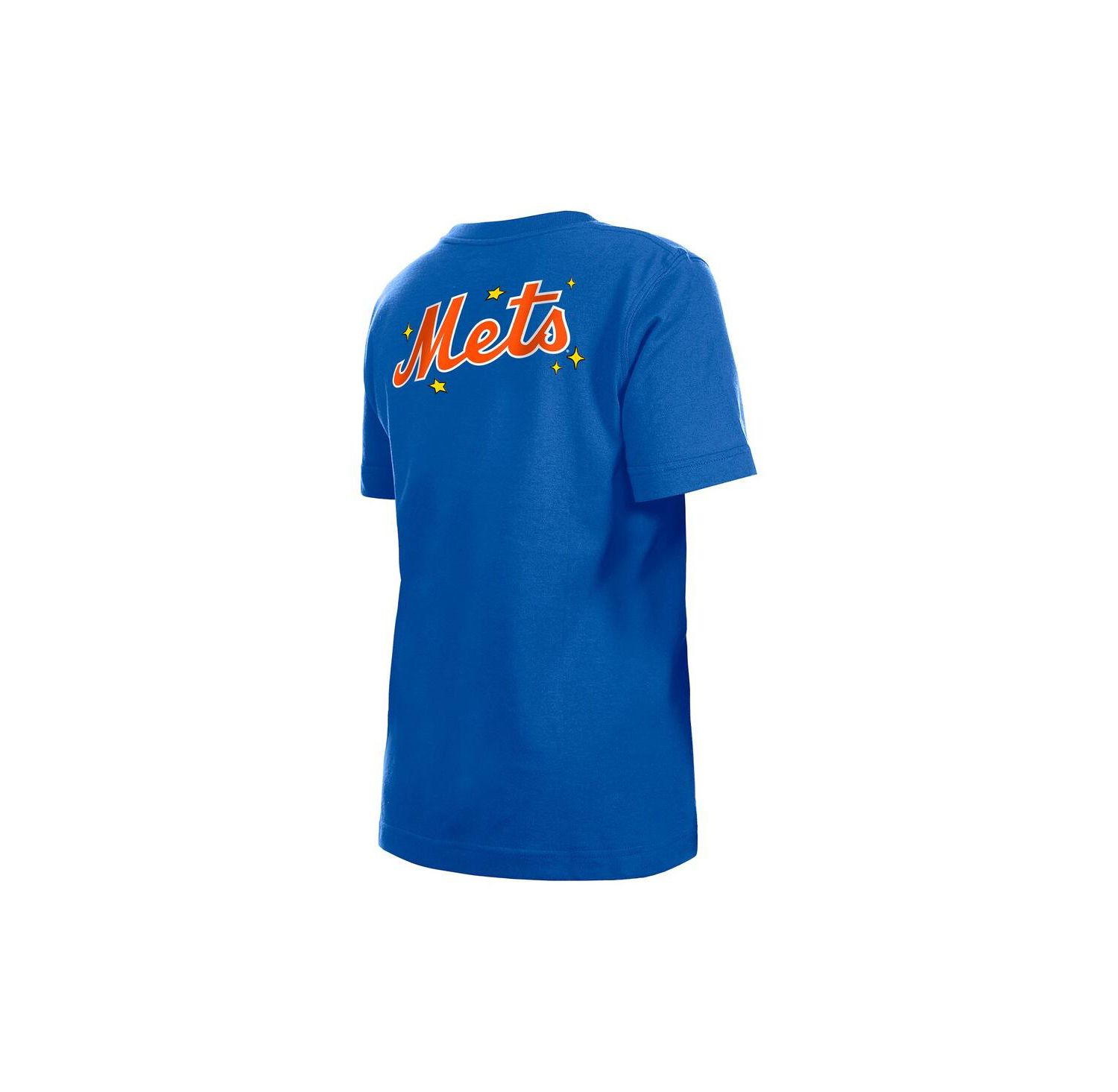 Big Boys and Girls Royal New York Mets Stars Cap T-Shirt