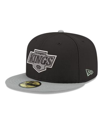 Men's Black Los Angeles Kings Core Logo Two-Tone 59FIFTY Fitted Hat