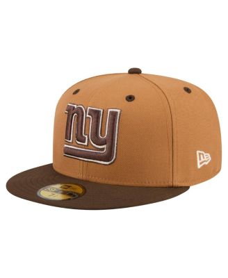 Men's Light Brown/Dark Brown New York Giants Two-Tone Walnut 59FIFTY Fitted Hat