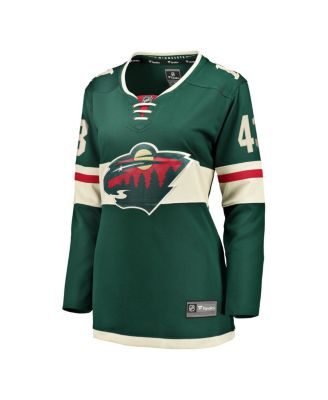 Women's Quinn Hughes Green Minnesota Wild Home Breakaway Jersey