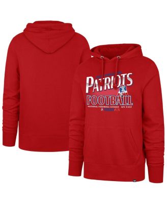 Men's Red New England Patriots Regional Headline Hoodie