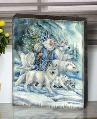 Cool Winds Father Winter Holiday Wall Art