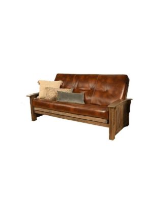 Washington Frame in Rustic Finish with Oregon Trail Saddle Mattress