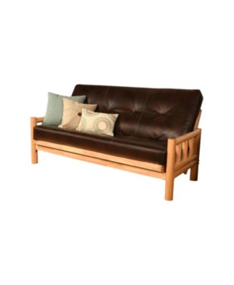 Lodge Frame-Natural Finish-Oregon Trail Java Mattress