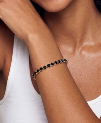 Crystal Chain 18k Gold Plated Tennis Bracelet