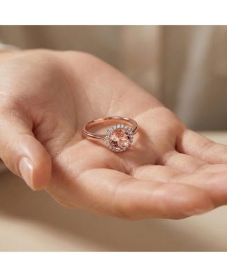 Elegant Sterling Silver Radiant Halo CZ Solitaire Ring