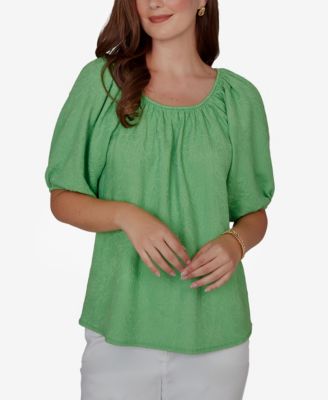 Petite Textured Convertible Knit Top