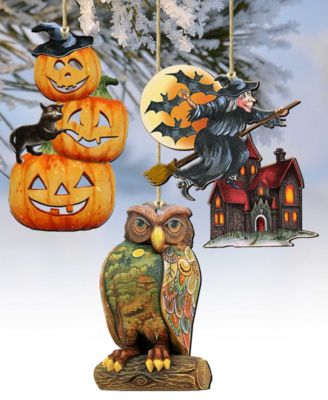 Classic Holiday Ornaments, Set of 3