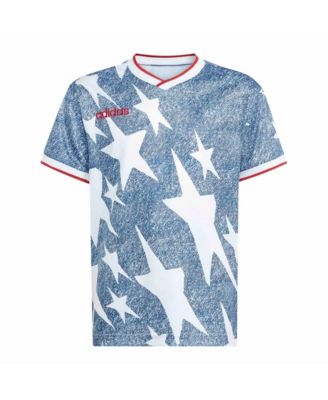Big Boys and Girls Blue USA Soccer 1994 Denim Graphic Fashion Jersey