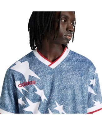 Men's Blue USA Soccer 1994 Denim Graphic Fashion Jersey