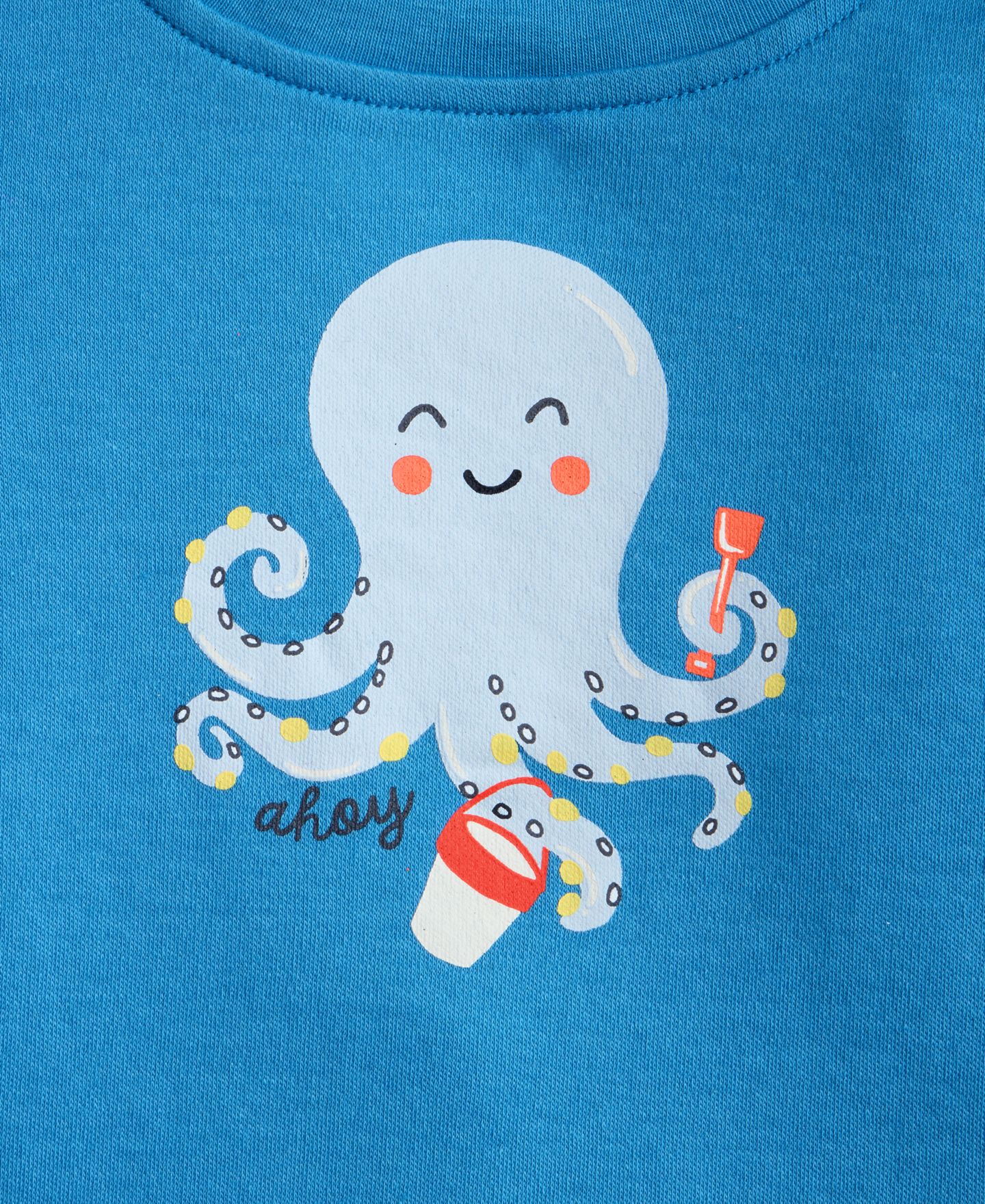 Футболка First Impressions Mix & Match Octopus T-Shirt для мальчиков-малышей, цвет: Синий — фото 3