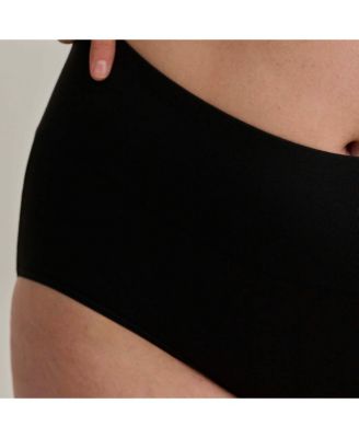 Plus Size Full Coverage High Rise Brief
