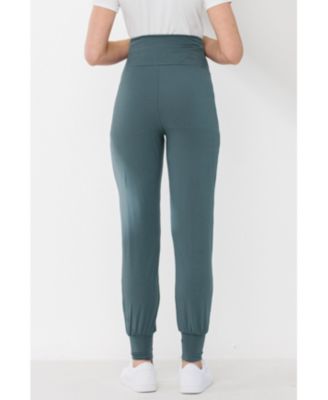 Maternity Over-the-Belly Pull-On Joggers With Side Pockets