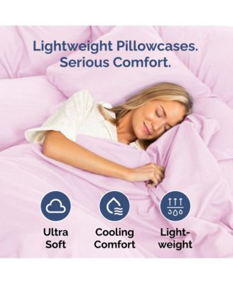 Pillowcase Set of 4 Soft Double Brushed Microfiber - Queen