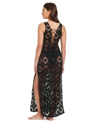 Women's Tie-Back Long Tank Pull-On Dress