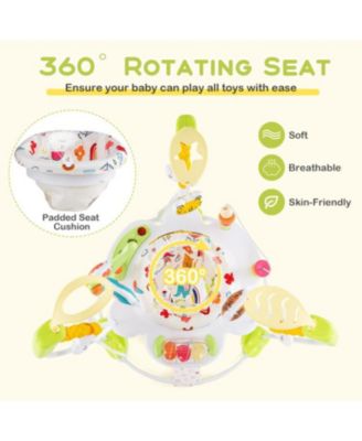 Toddler Height Adjustable Activity Center with Bounce Seat