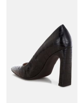 Women's Scheba Sleek Block Heel Pumps