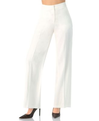 Women's Wide-Leg Straight Cotton Pants